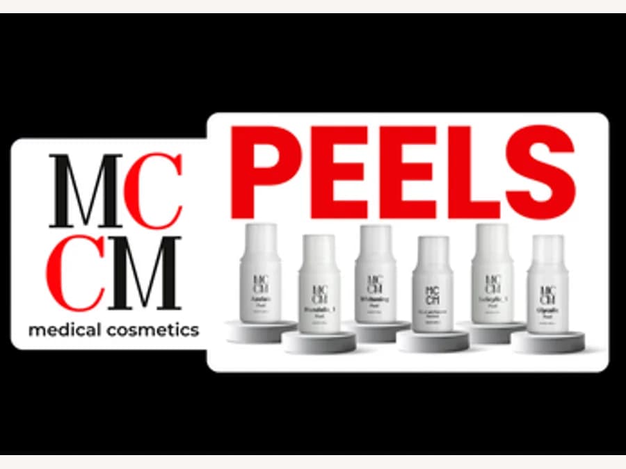 MCCM professional peel collection shown in the supplied product document